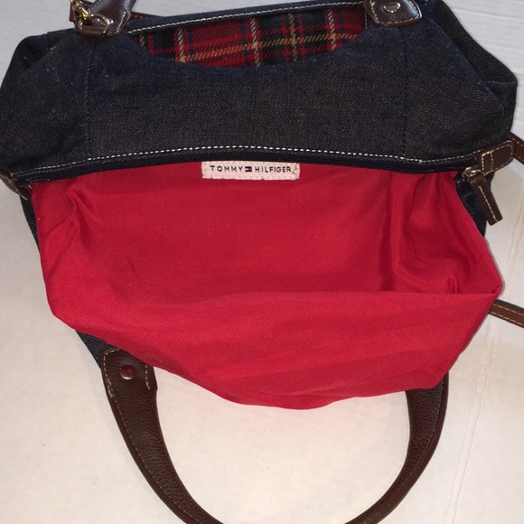Tartan Shoulder / Crossbody Bag Red White&Blue Messenger over shld or Long Strap - Picture 13 of 17